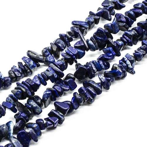 resin druzy bead lapis lazuli 32" string — sparkling cabochon-style stone ideal for jewelry making, pendants, and craft designs