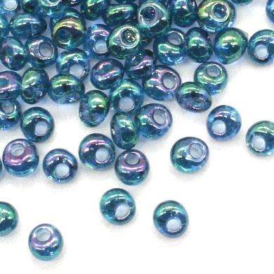 Toho Magatama Beads 3mm 10g - Gold Luster Lt Tanzanite