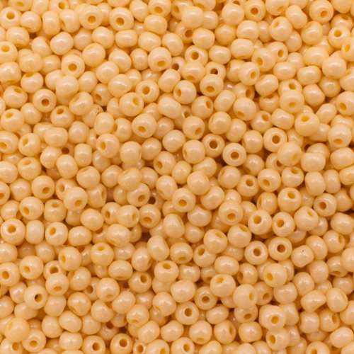 size 8 FGB glass seed beads shell colours linen — 50g pack, ideal for bead weaving, embroidery, and jewelry making