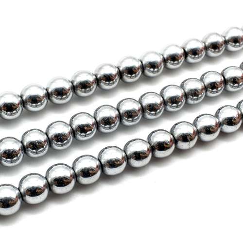 8mm hematite beads — for jewelry making, crafting, and beadwork projects