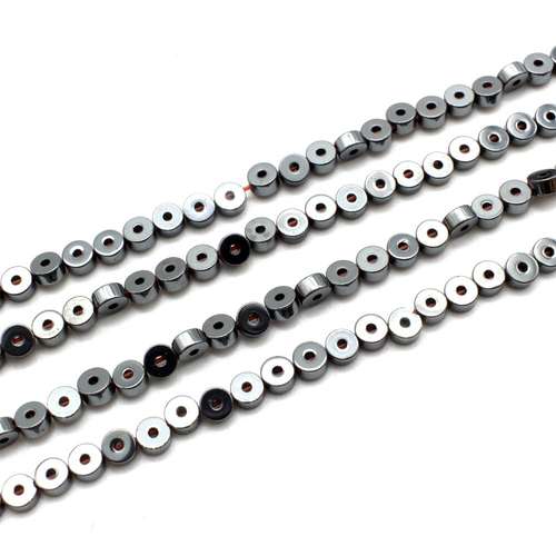 4mm hematite beads — for jewelry making, crafting, and beadwork projects
