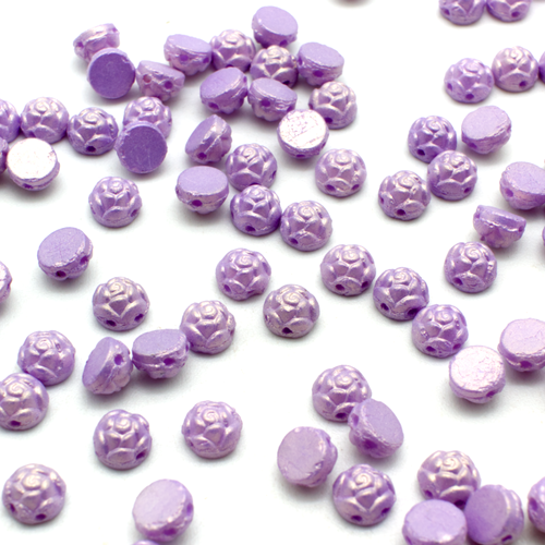 Roseta Cab 6mm 25pcs - Lilac