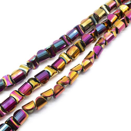 8mm crystal beads mermaid pink, pack of 25 — faceted for jewelry making and beadwork