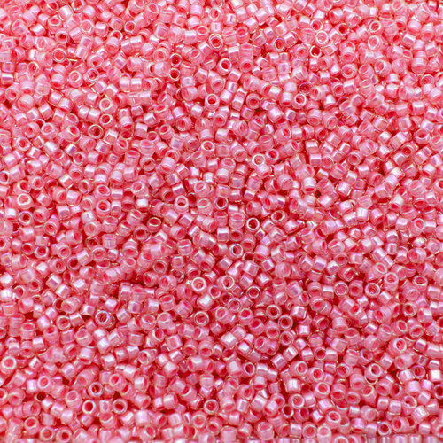 Toho Treasure Size 11 5g - Pink-Lined Rosaline Rainbow