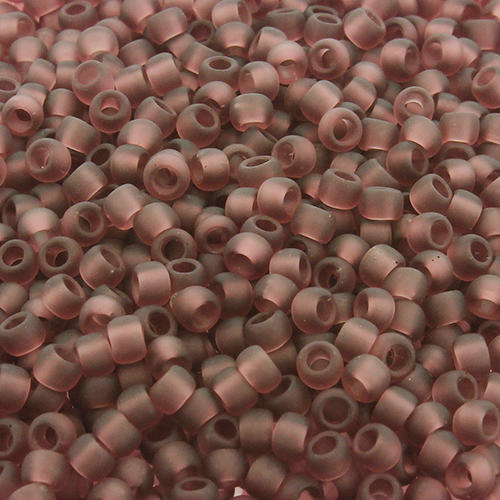 Toho Size 8 Seed Beads 10g - Trans Frost Med Amethyst