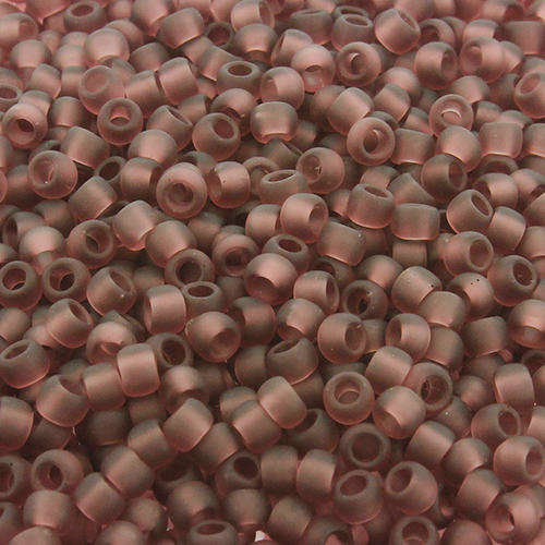 Toho Size 8 Seed Beads 10g - Trans Frost Med Amethyst