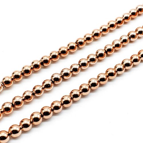6mm hematite beads — for jewelry making, crafting, and beadwork projects