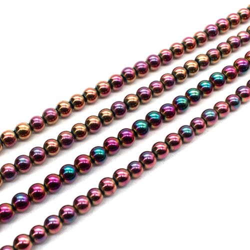 4mm hematite beads — for jewelry making, crafting, and beadwork projects