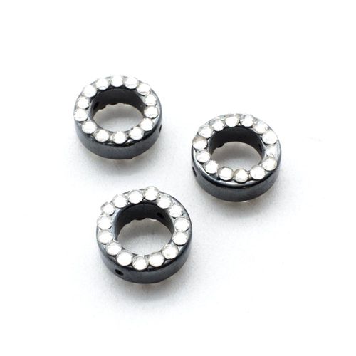 12mm hematite beads — for jewelry making, crafting, and beadwork projects