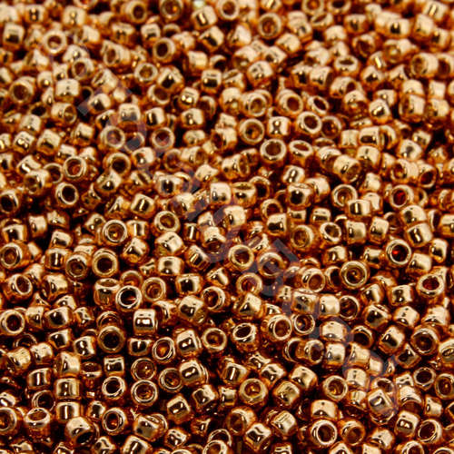 Toho Size 11 Seed Beads 10g - PF Gal. Rose Gold