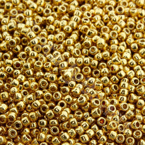 Toho Size 11 Seed Beads 10g - PF Gal. Starlight