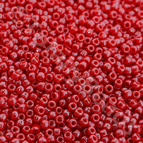 Toho Size 11 Seed Beads 10g - Opaque Luster Cherry
