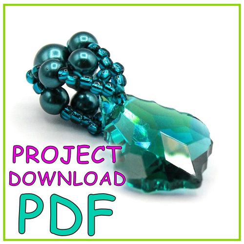Elsie Pendant PDF Download for jewellery making