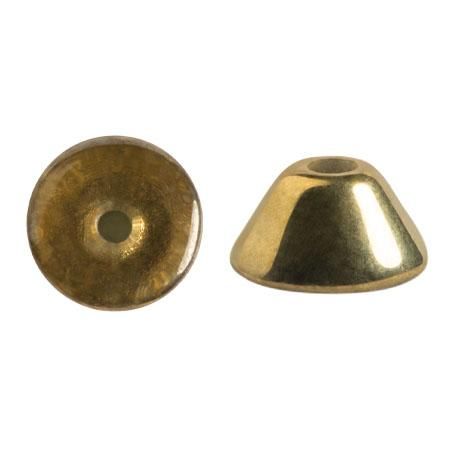 Konos Puca Beads 5g - Crystal Dorado