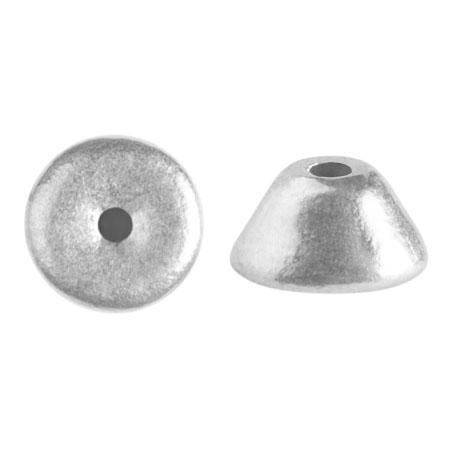 Konos Puca Beads 5g - Silver Aluminium Mat