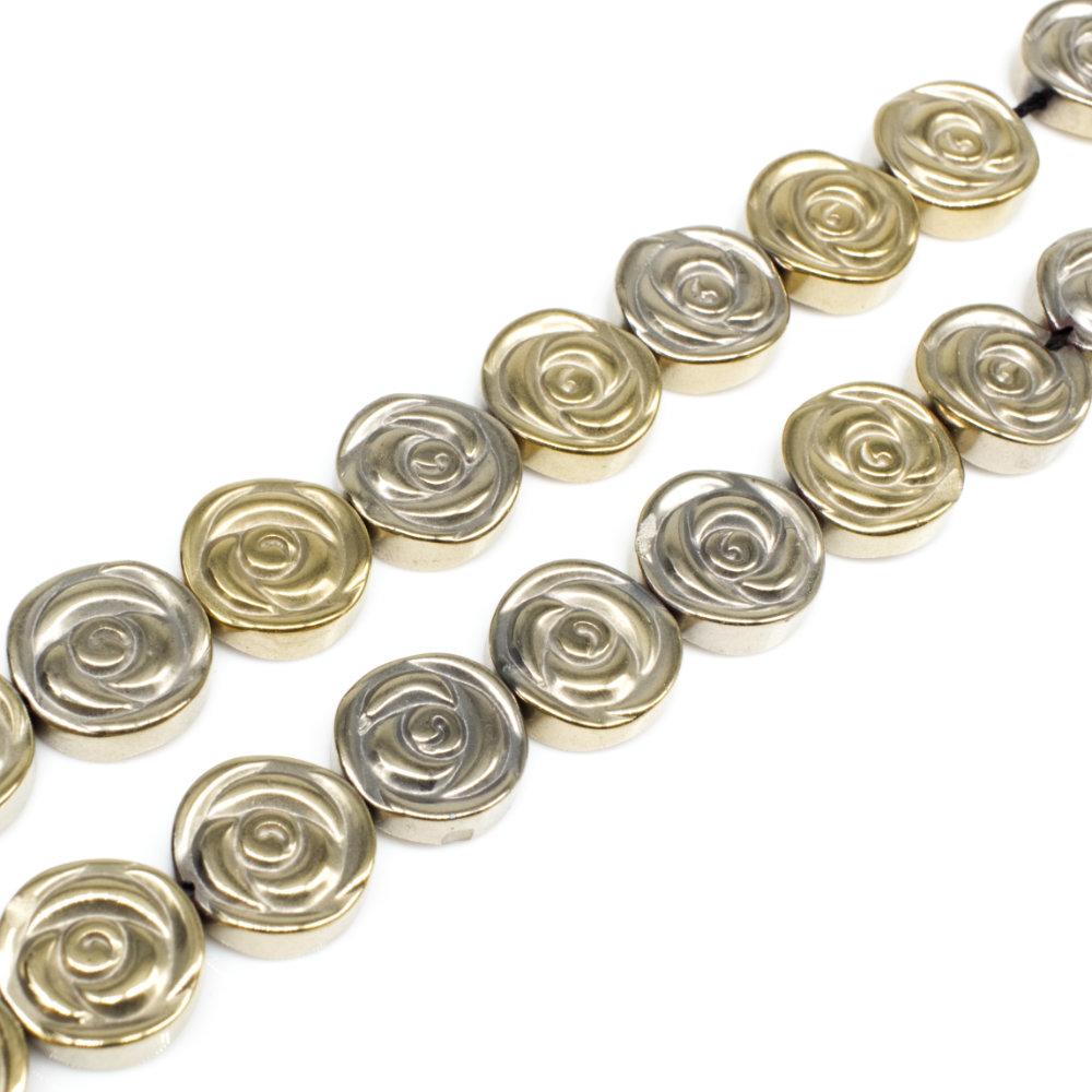 12mm hematite beads — for jewelry making, crafting, and beadwork projects