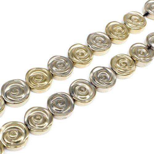 12mm hematite beads — for jewelry making, crafting, and beadwork projects