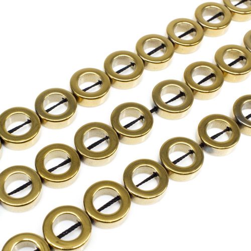 12mm hematite beads — for jewelry making, crafting, and beadwork projects