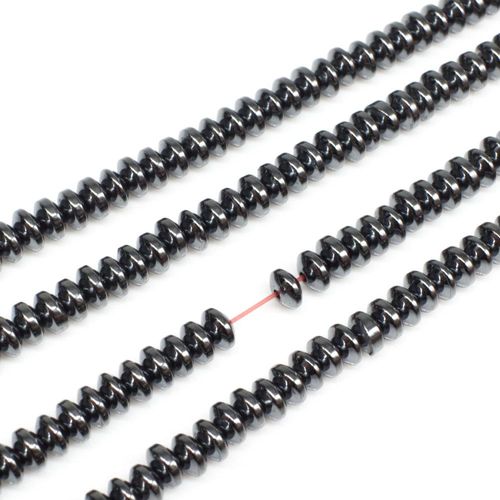 4mm hematite beads — for jewelry making, crafting, and beadwork projects
