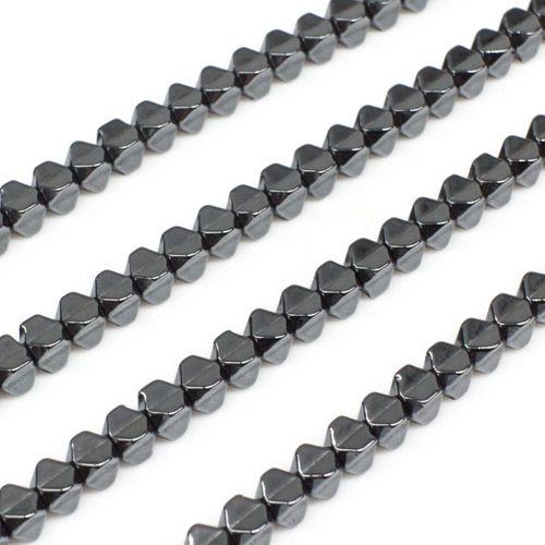 4mm hematite cube — for jewelry making, crafting, and beadwork projects