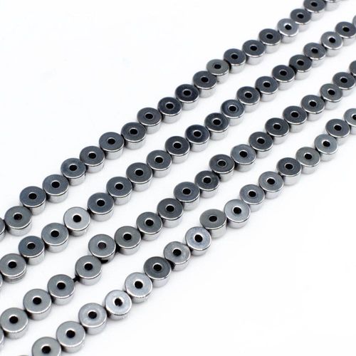 4mm hematite beads — for jewelry making, crafting, and beadwork projects