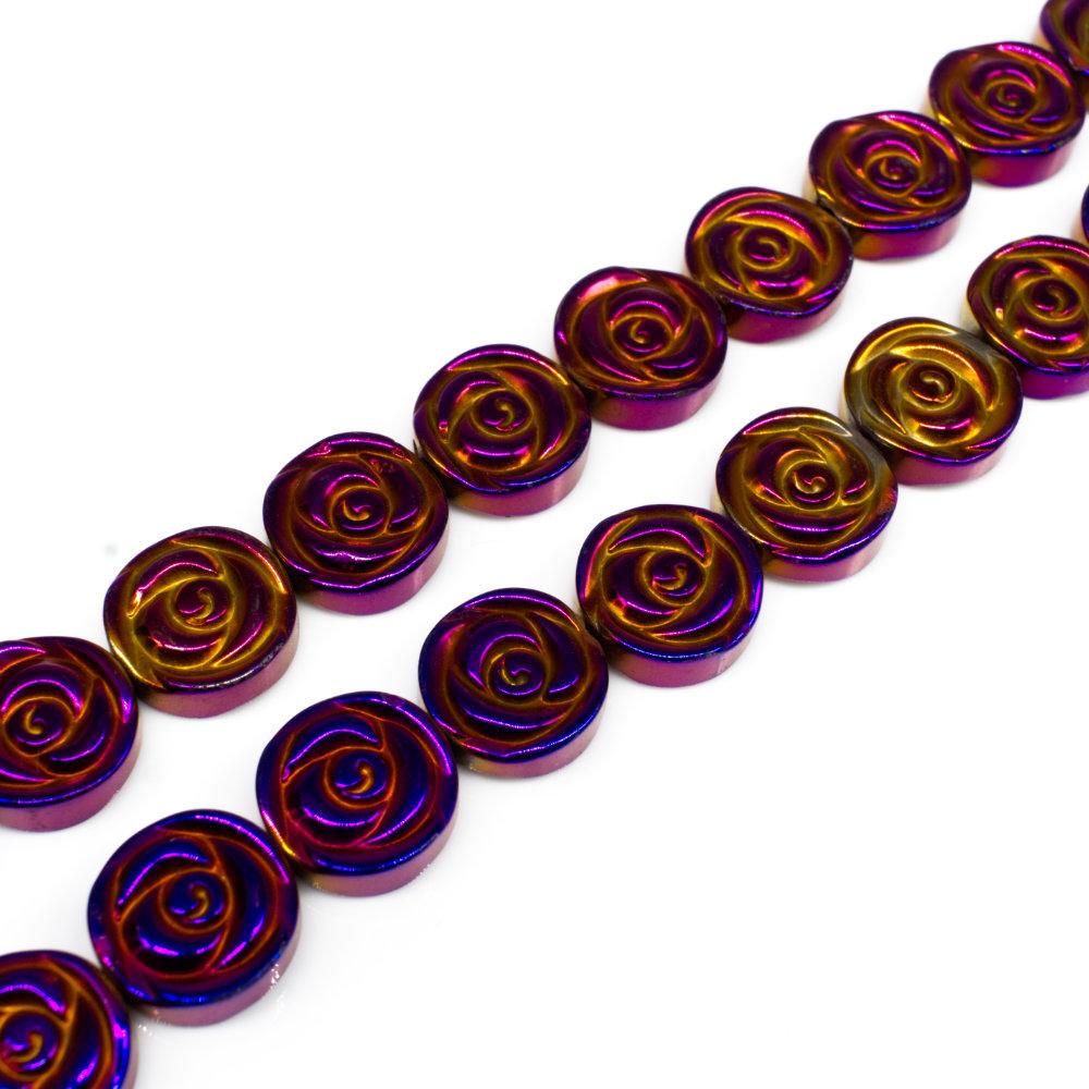 12mm hematite beads — for jewelry making, crafting, and beadwork projects