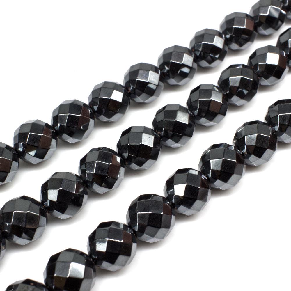 10mm hematite beads — for jewelry making, crafting, and beadwork projects