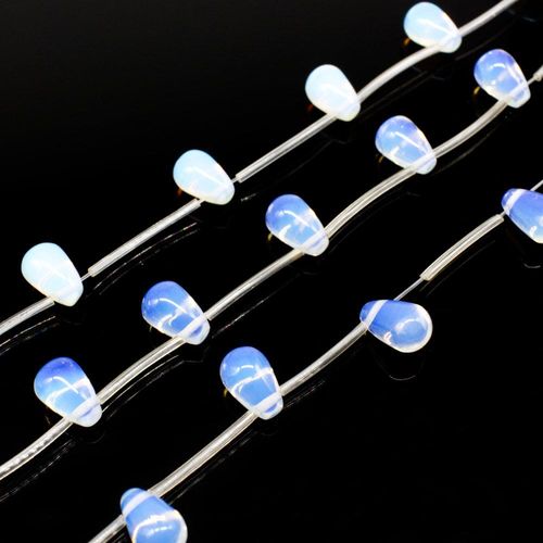Opal Round Tear Drop 9x6mm for jewellery making