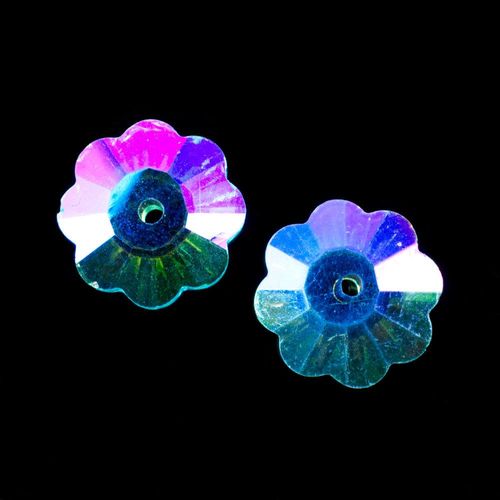 14mm resin Rivoli stone 14mm — faceted round crystal-style cabochon ideal for jewelry making, settings, and crafts
