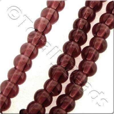 Glass Round - 3mm - Amethyst