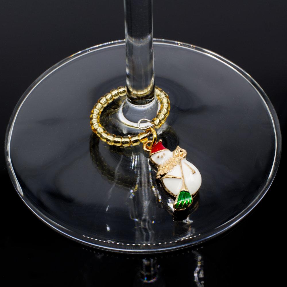 Wine Charm Festive Collection 6pcs jewelry making kit — DIY set with beads and instructions for creating handmade jewelry