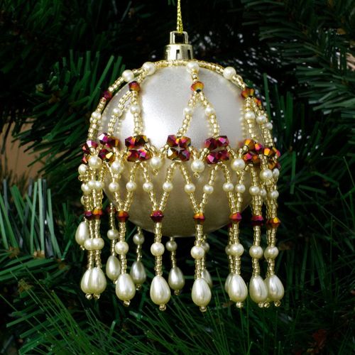 Jane Bauble Zoom 24/1 ivory topaz jewelry making kit — DIY set with beads and instructions for creating handmade jewelry