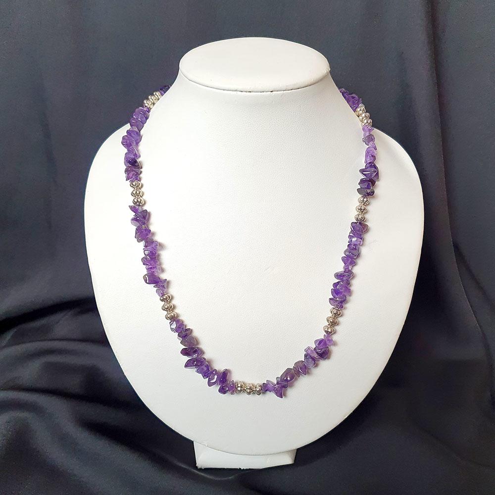 Isla Jewellery Set dark amethyst jewelry making kit — DIY set with beads and instructions for creating handmade jewelry