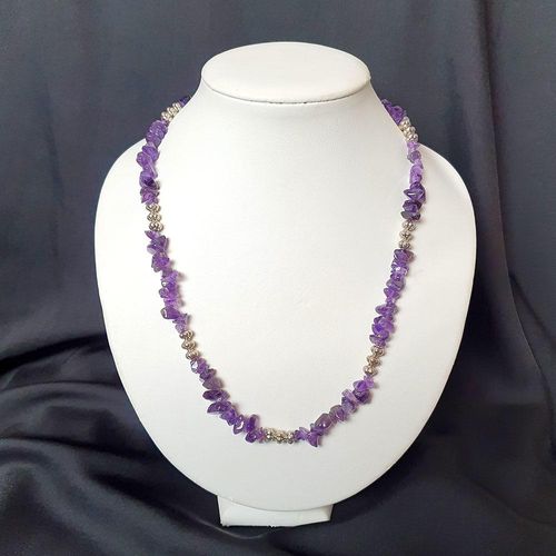 Isla Jewellery Set dark amethyst jewelry making kit — DIY set with beads and instructions for creating handmade jewelry