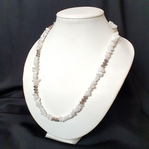 Isla Jewellery Set white quartz jewelry making kit — DIY set with beads and instructions for creating handmade jewelry