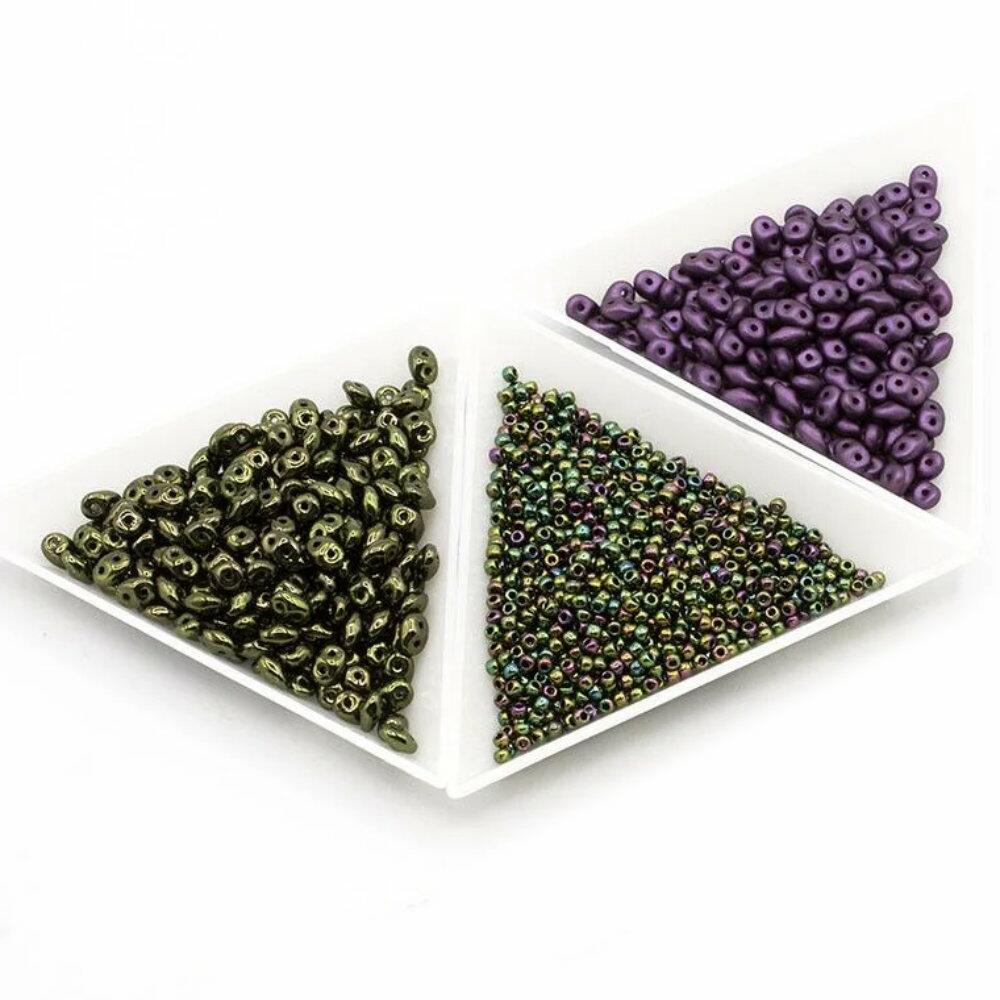 BC 2023 WK 11 : SuperDuo Bracelet Pink Purple Olive 5x2mm for jewellery making