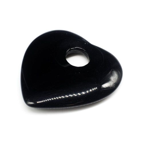 45mm resin druzy bead heart — sparkling cabochon-style stone ideal for jewelry making, pendants, and craft designs