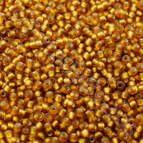 Toho Size 11 Seed Beads 10g - Silver Frost Topaz