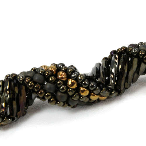 Russian Spiral 3 Bracelet Bead Pack iris bracelet making kit — DIY set with beads and instructions for creating handmade jewelry
