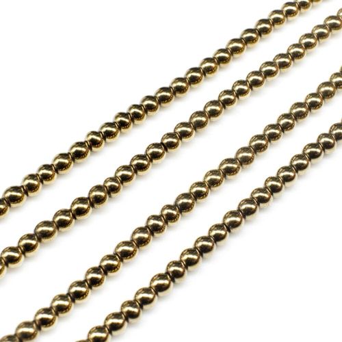 3mm hematite beads — for jewelry making, crafting, and beadwork projects