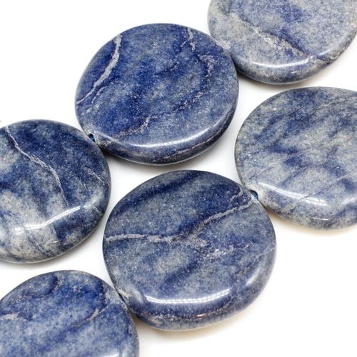 35mm resin druzy bead disc 30-35mm 4pcs — sparkling cabochon-style stone ideal for jewelry making, pendants, and craft designs