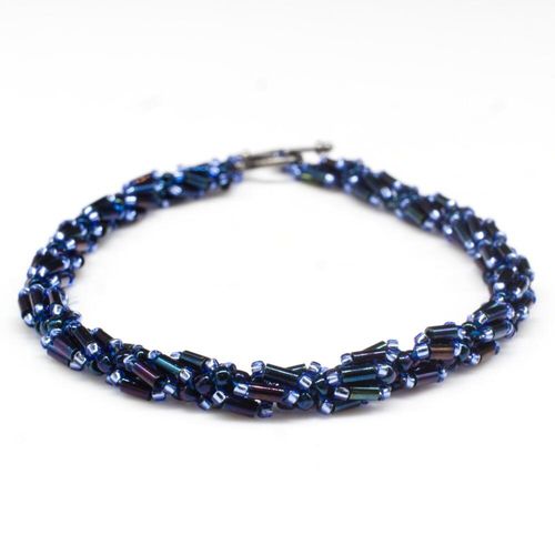 Helix Bugle Bracelets (6) nebula bracelet making kit — DIY set with beads and instructions for creating handmade jewelry