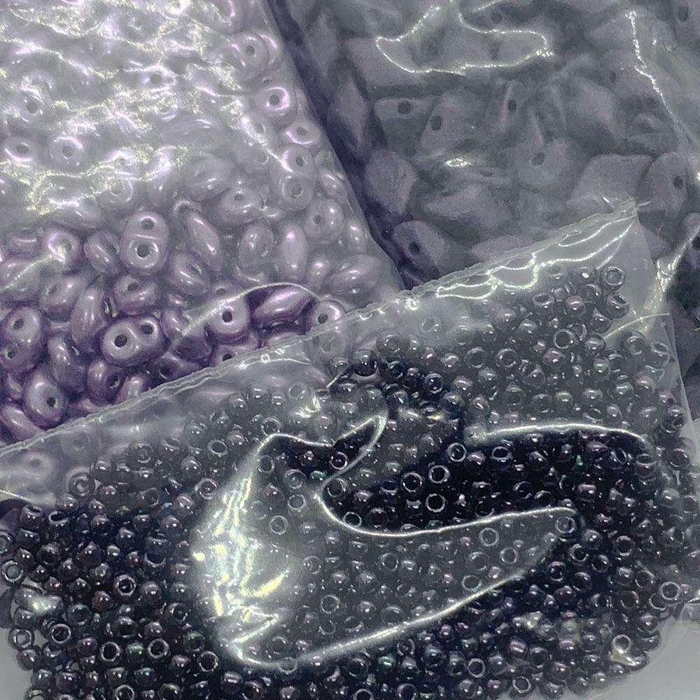 BC 2023 WK 35: Moray Jewellery Set Lavander & Purple for jewellery making
