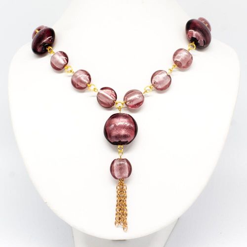 Elise Necklace amethyst necklace making kit — DIY set with beads and instructions for creating handmade jewelry