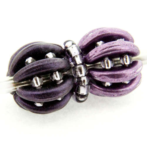 Erudite Crescent Bead Pack amethyst jewelry making kit — DIY set with beads and instructions for creating handmade jewelry