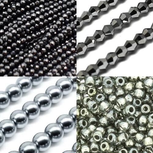BC24 WK15 Summer Wave Silver Grey 3mm for jewellery making
