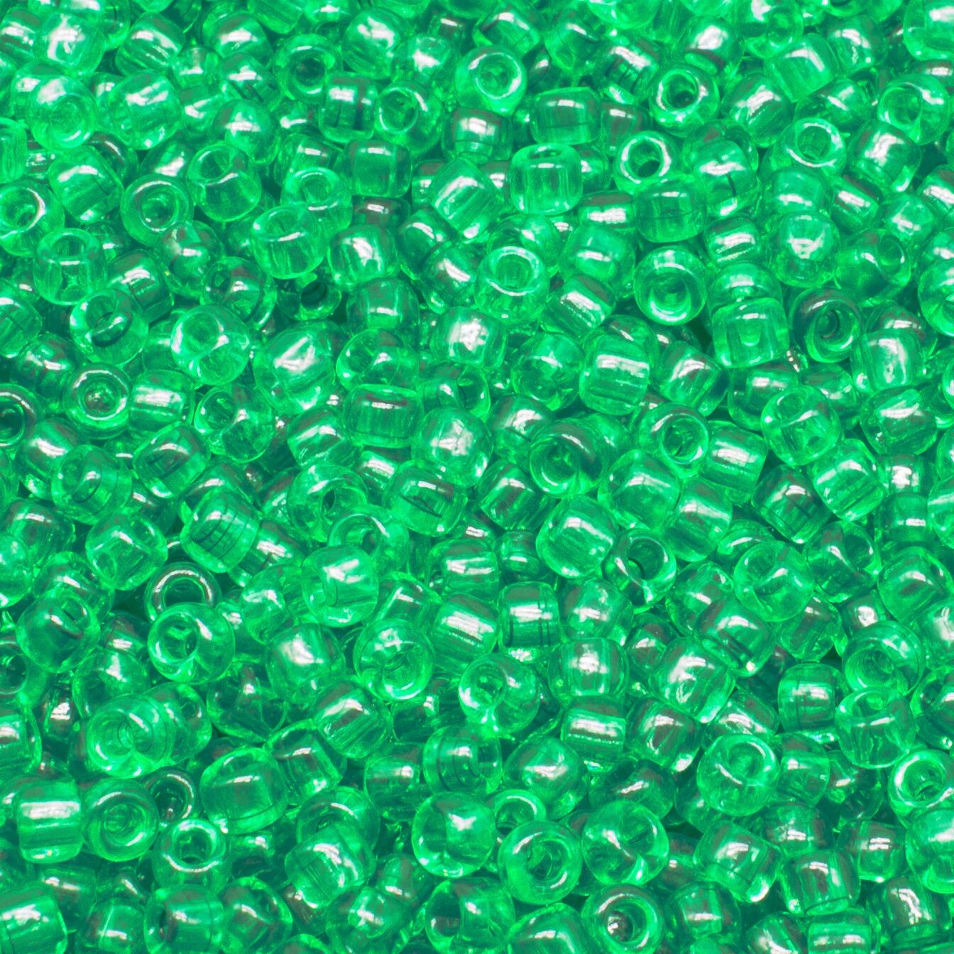 Toho Size 8 Seed Beads 10g Trans. Lush Meadow 2mm for jewellery making
