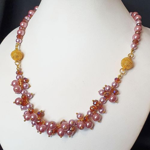 Multiwear Jewellery rosewood jewelry making kit — DIY set with beads and instructions for creating handmade jewelry