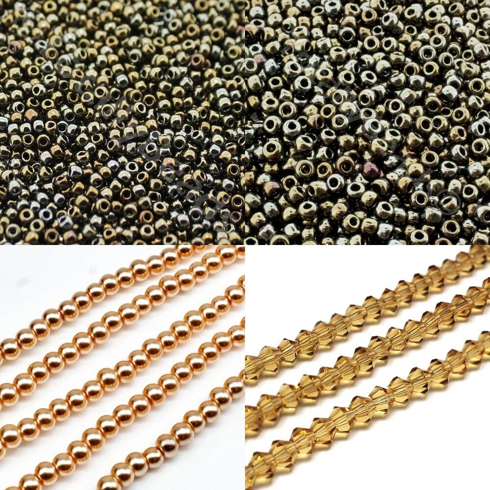 BC24 WK27 Double Mod Raw Bracelet Peach 4mm for jewellery making