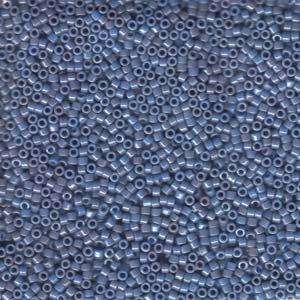 size 11 Miyuki Delica seed beads opaqie denim blue db266 5g — 5g pack, premium Japanese cylinder beads perfect for bead weaving, embroide…